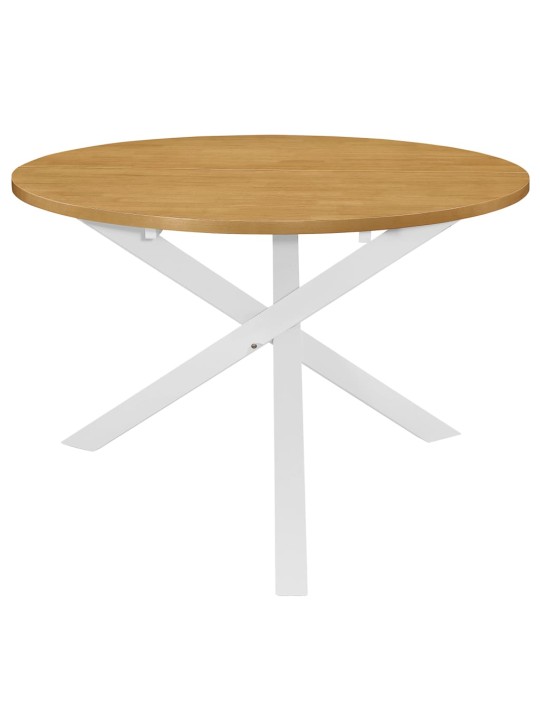 Valgomojo stalas, baltas, 120x75cm, MDF