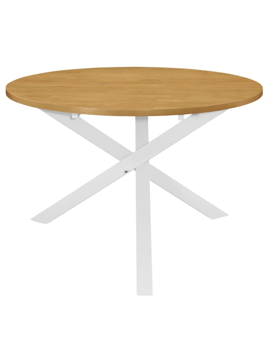Valgomojo stalas, baltas, 120x75cm, MDF