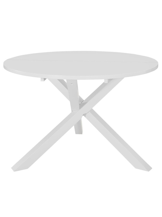 Valgomojo stalas, baltas, 120x75cm, MDF