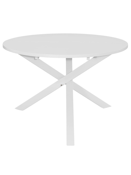 Valgomojo stalas, baltas, 120x75cm, MDF