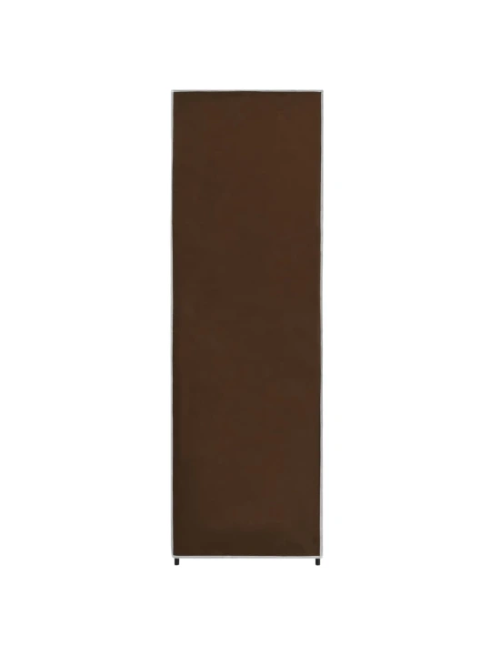 Drabužių spinta, ruda, 87x49x159cm, audinys