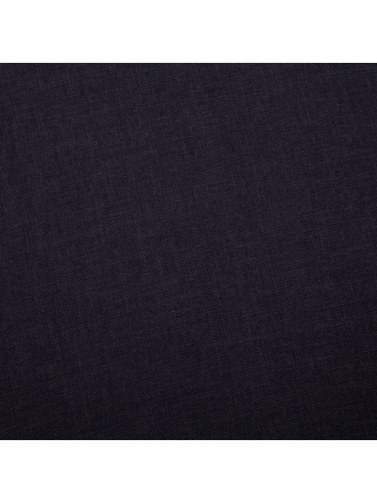Trivietė sofa, juoda, audinys
