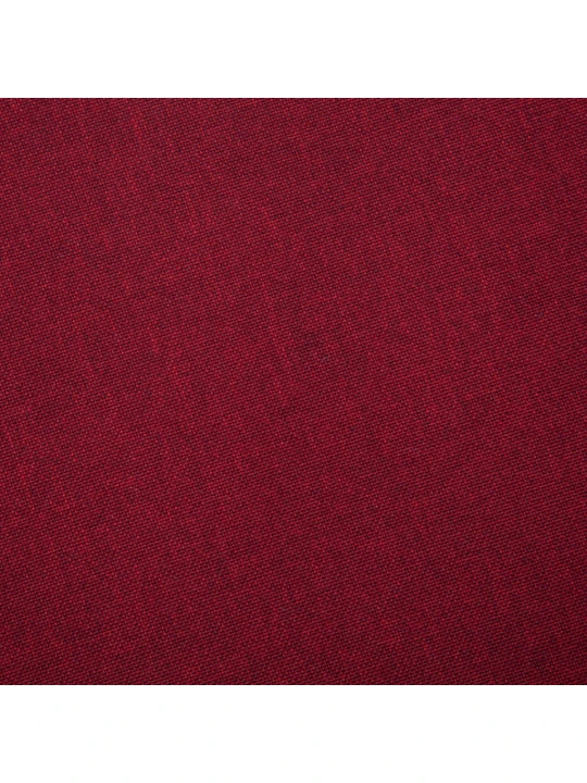 Trivietė sofa, vyno raudonos spalvos, audinys