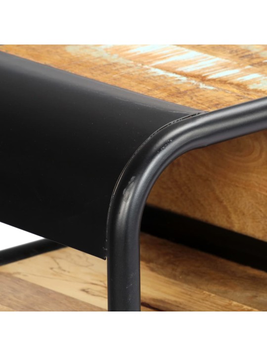Konsolinis staliukas, 118x30x75 cm, perdirbtos medienos masyvas