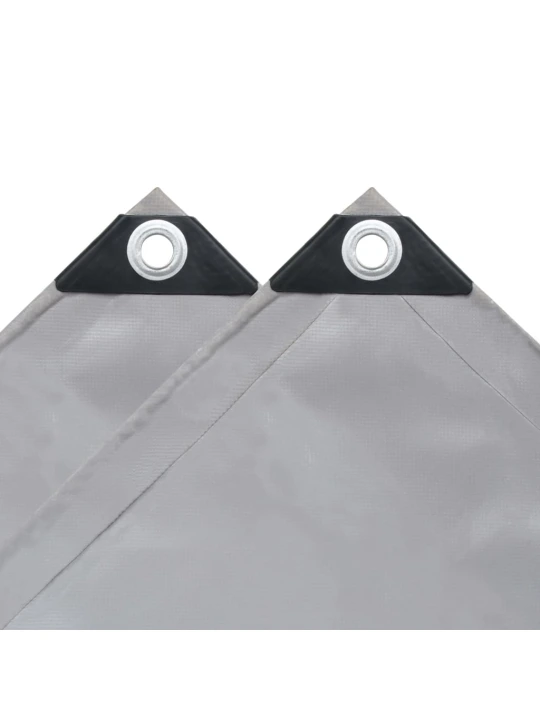 Tentas, pilkas, 650 g/m², 2,5x3,5 m