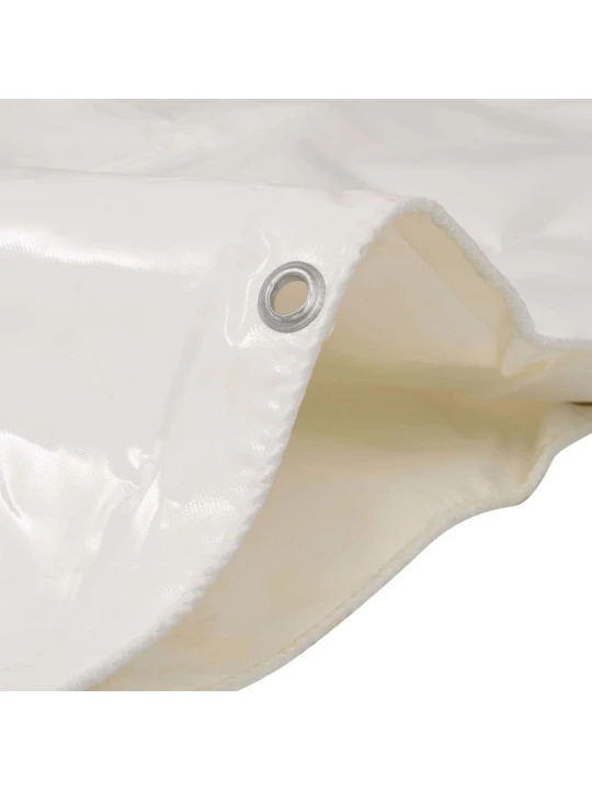 Tentas, baltas, 650g/m², 5x6m