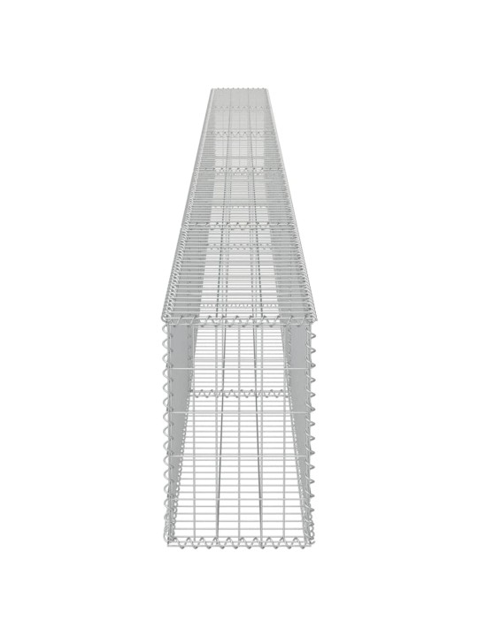 Gabiono siena su dang., galvanizuotas plienas, 600x30x50cm