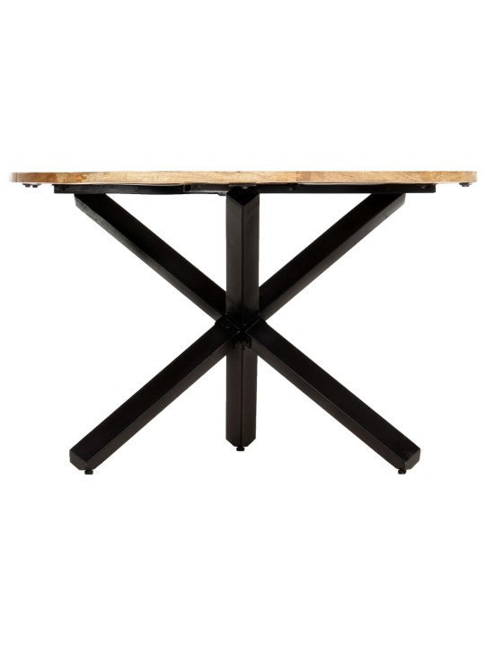 Valgomojo stalas, 120x76 cm, mango medienos masyvas, apvalus