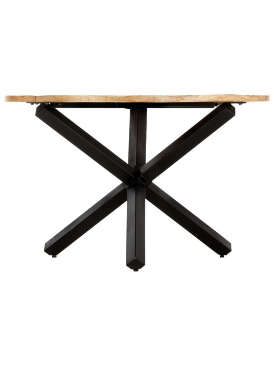 Valgomojo stalas, 120x76 cm, mango medienos masyvas, apvalus