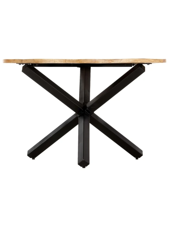 Valgomojo stalas, 120x76 cm, mango medienos masyvas, apvalus