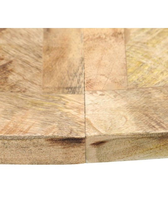 Valgomojo stalas, 120x76 cm, mango medienos masyvas, apvalus