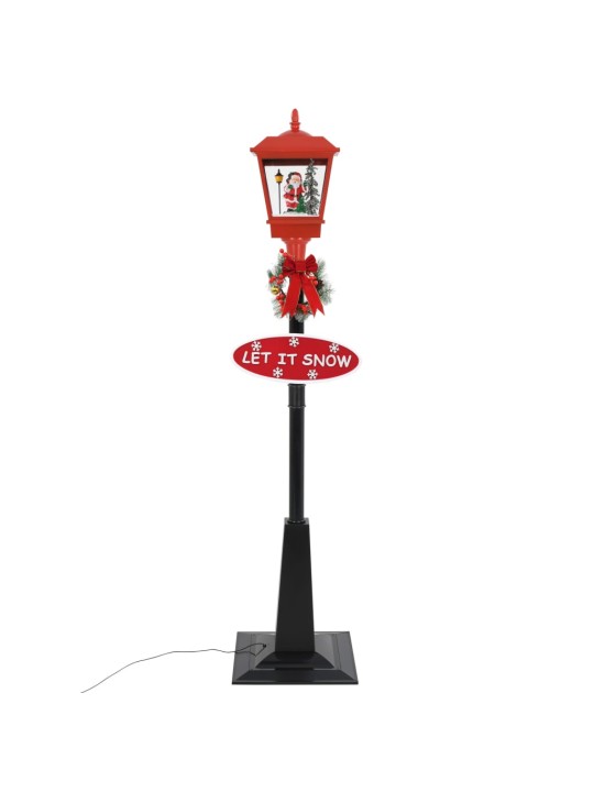 Kalėdinis gatvės šviestuvas su Kalėdų seneliu, 180 cm, LED
