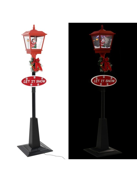 Kalėdinis gatvės šviestuvas su Kalėdų seneliu, 180 cm, LED