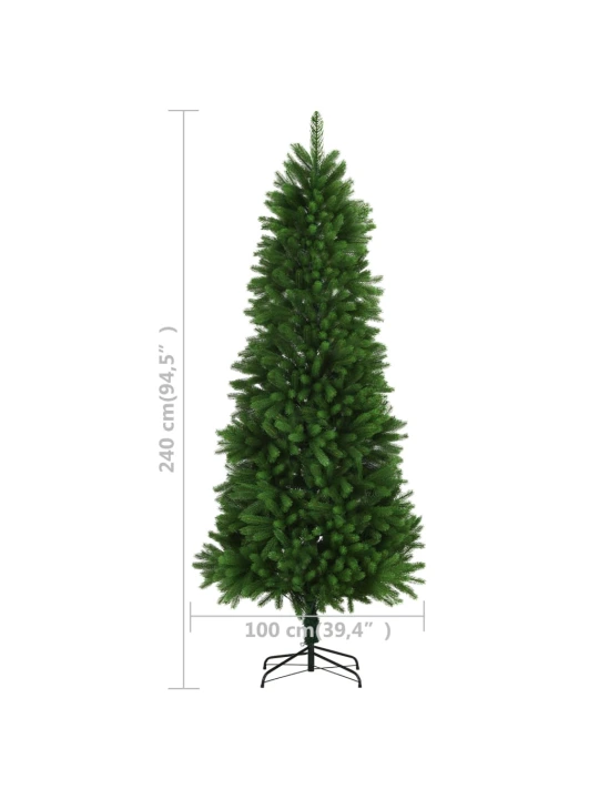 Dirbtinė Kalėdų eglutė, žalia, 240cm, tikroviški spygliai