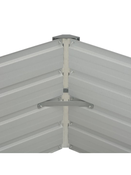 Pakeltas sodo lovelis, rudas, 129x129x46cm, galvan. plienas