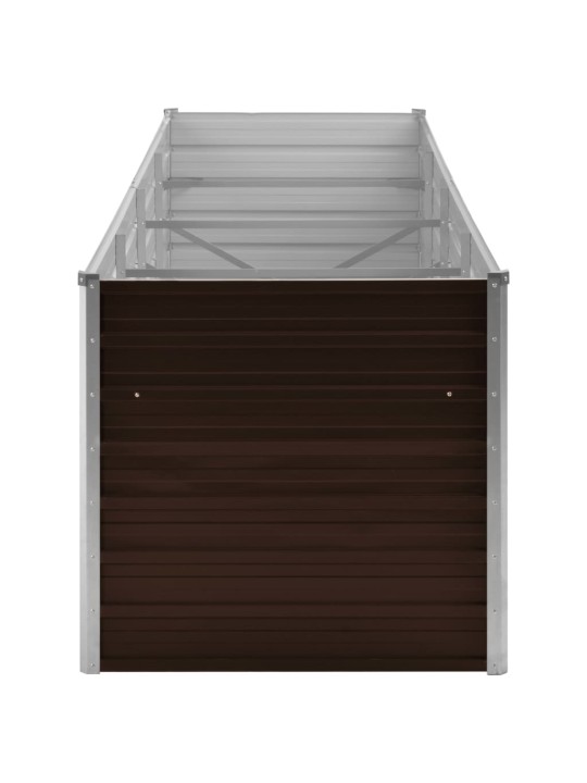Lovelis, rudas, 320x80x77cm, galvanizuotas plienas, aukštas