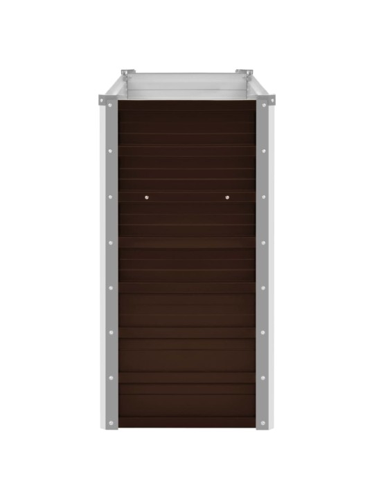Lovelis, rudas, 100x40x77cm, galvanizuotas plienas, aukštas