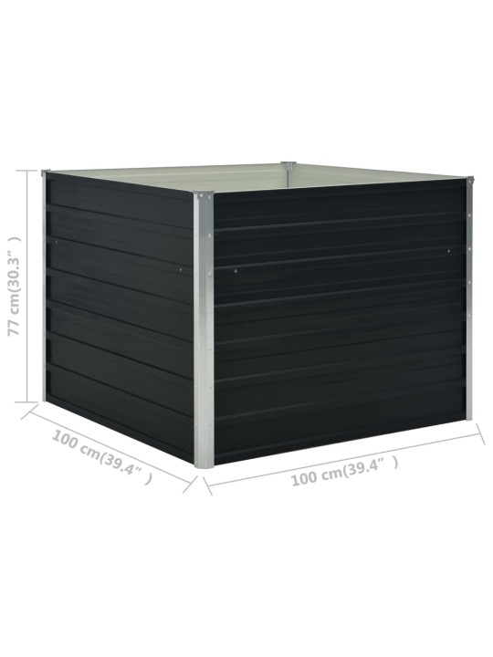 Pakeltas sodo lovelis, antr. sp., 100x100x77cm, galvan. plienas