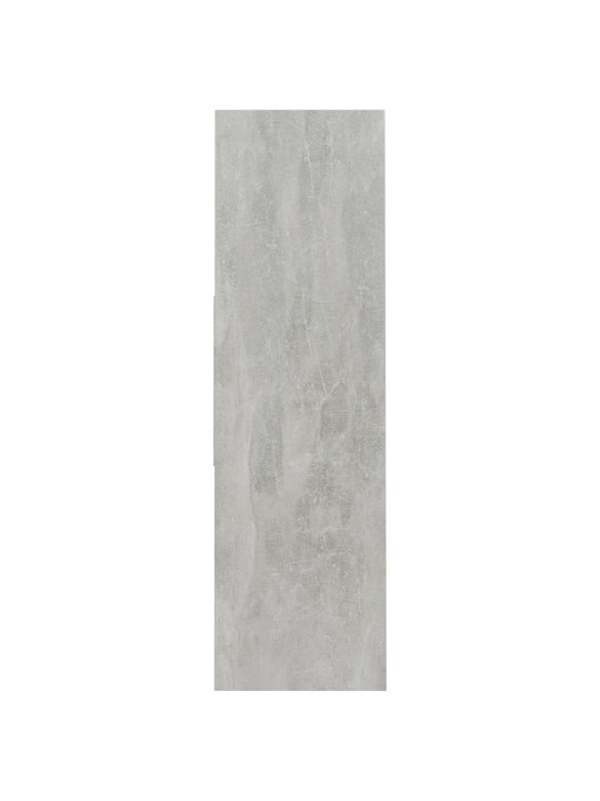 Spintelė knygoms, betono pilkos spalvos, 97,5x29,5x100cm, MDP