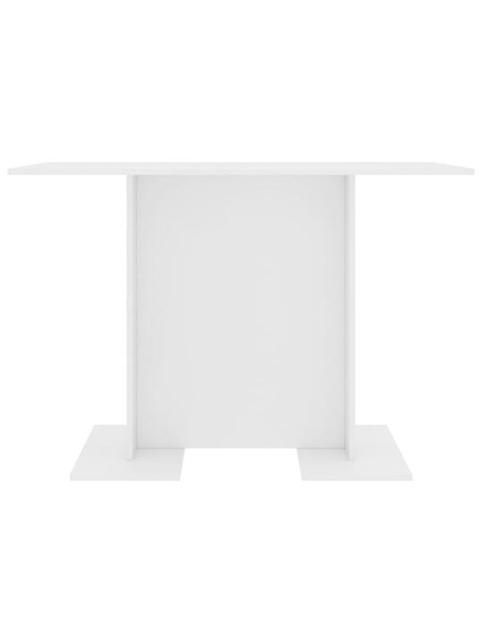Valgomojo stalas, baltos spalvos, 110x60x75cm, apdirbta mediena