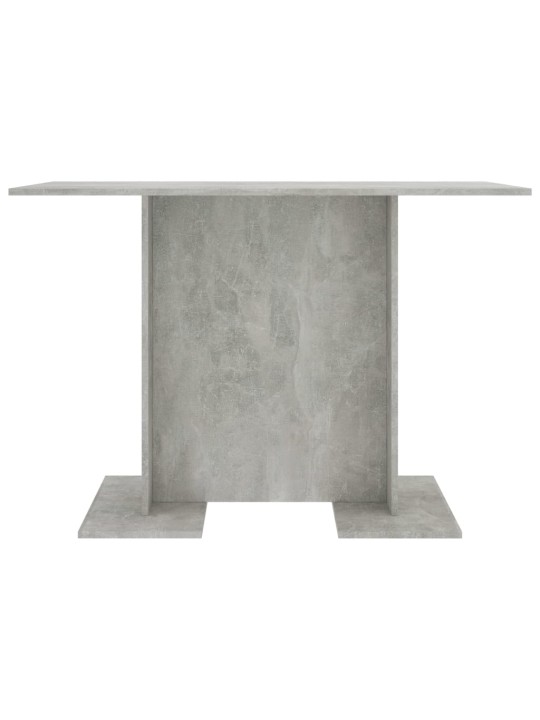 Valgomojo stalas, betono pilkos, 110x60x75 cm, apdirbta mediena