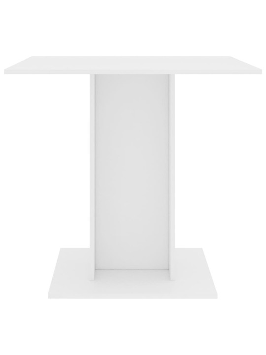 Valgomojo stalas, baltos spalvos, 80x80x75 cm, MDP