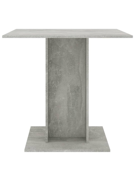 Valgomojo stalas, betono pilkos spalvos, 80x80x75 cm, MDP