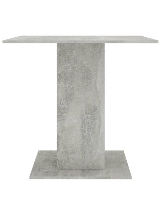 Valgomojo stalas, betono pilkos spalvos, 80x80x75 cm, MDP