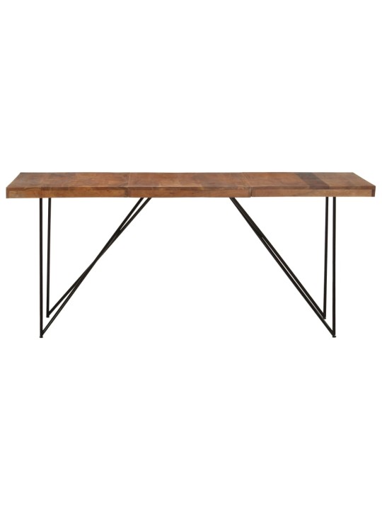 Valgomojo stalas, 180x90x76cm, akacijos medienos masyvas