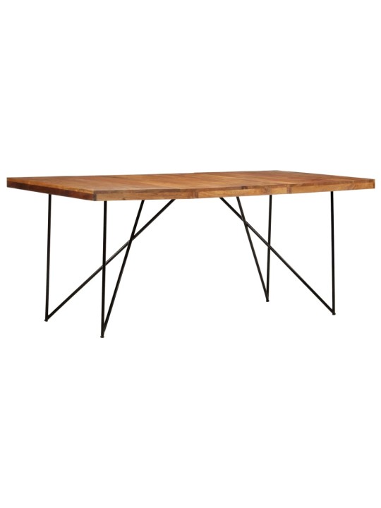 Valgomojo stalas, 180x90x76cm, akacijos medienos masyvas