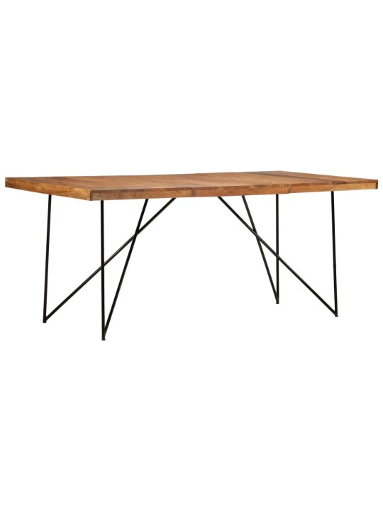 Valgomojo stalas, 180x90x76cm, akacijos medienos masyvas