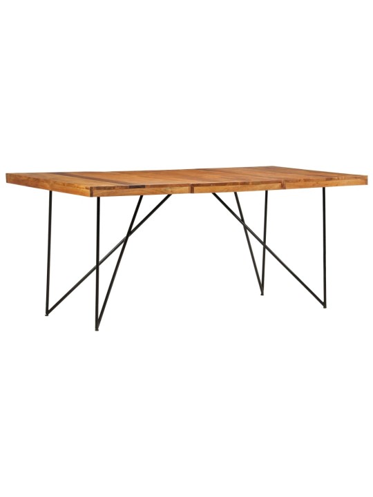 Valgomojo stalas, 180x90x76cm, akacijos medienos masyvas