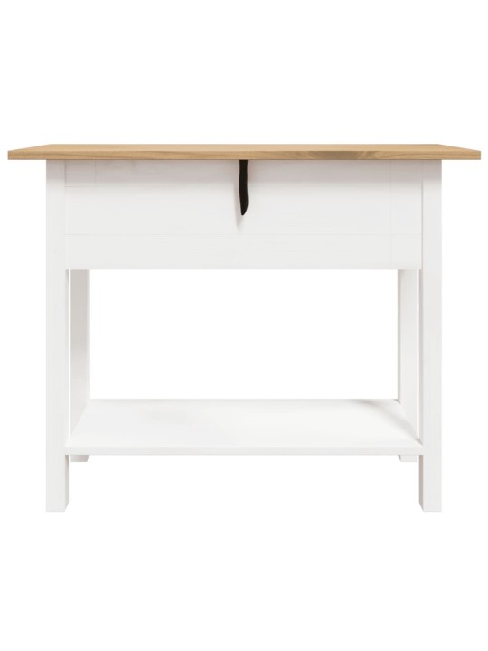 Konsolinis staliukas, baltas, 90x34,5x73cm, meksikinė pušis