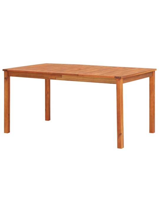 Sodo stalas, 150x90x74cm, akacijos medienos masyvas