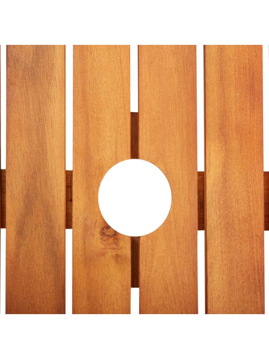 Sodo stalas, 150x90x74cm, akacijos medienos masyvas