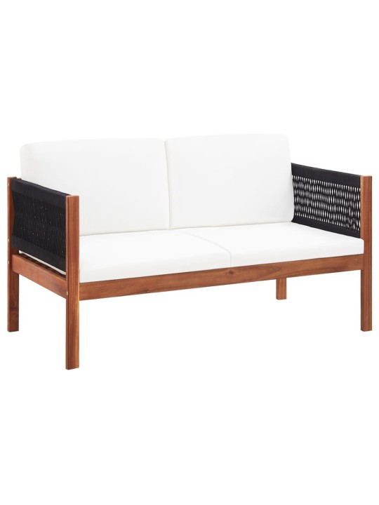 Dvivietė sodo sofa, akacijos medienos masyvas
