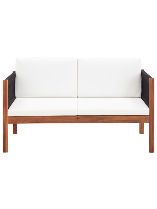 Dvivietė sodo sofa, akacijos medienos masyvas