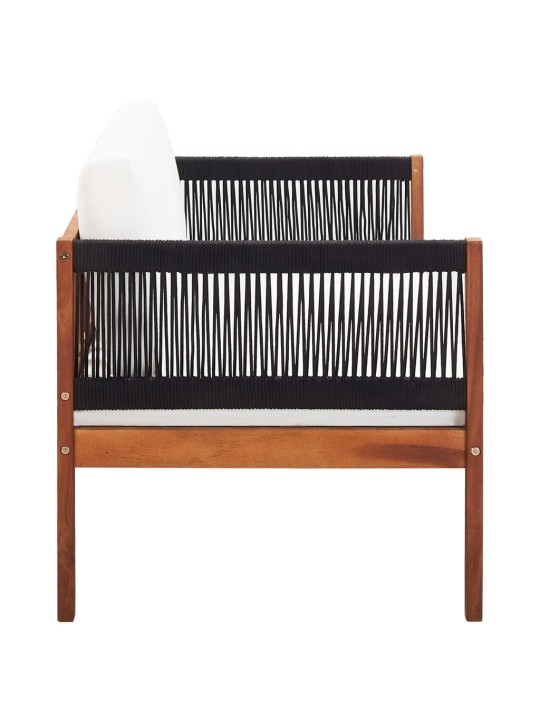 Dvivietė sodo sofa, akacijos medienos masyvas