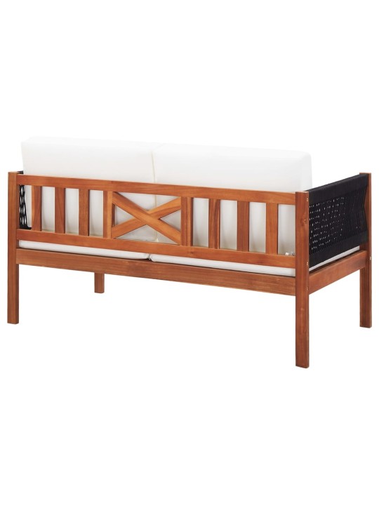Dvivietė sodo sofa, akacijos medienos masyvas