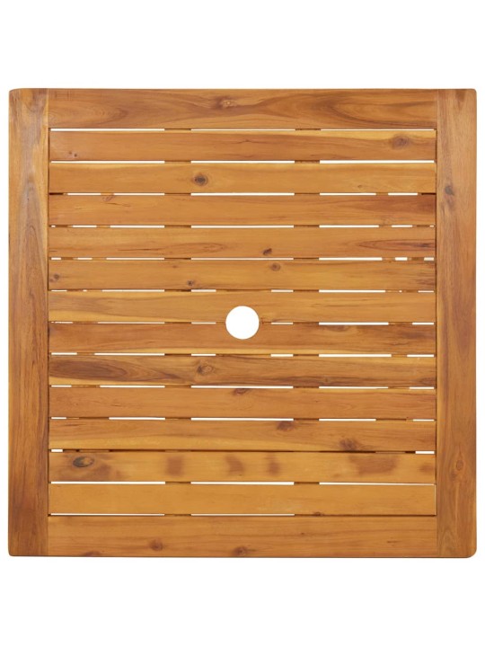 Sulankstomas sodo stalas, 70x70x75cm, akacijos medienos masyvas