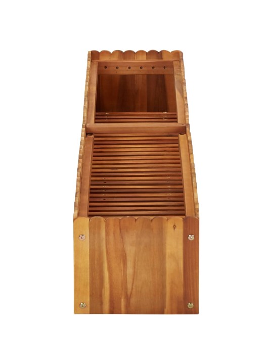 Sodo lovelis, 150x30x25 cm, akacijos masyvas, aukštas