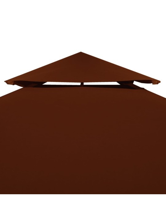 Pavėsinės uždangalas, 2 pakopų, terakota, 4x3m, 310 g/m²