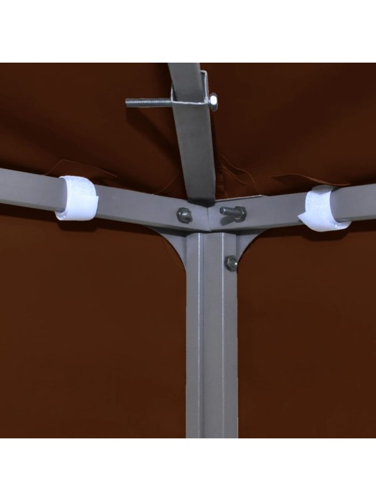 Pavėsinės uždangalas, 2 pakopų, terakota, 4x3m, 310 g/m²