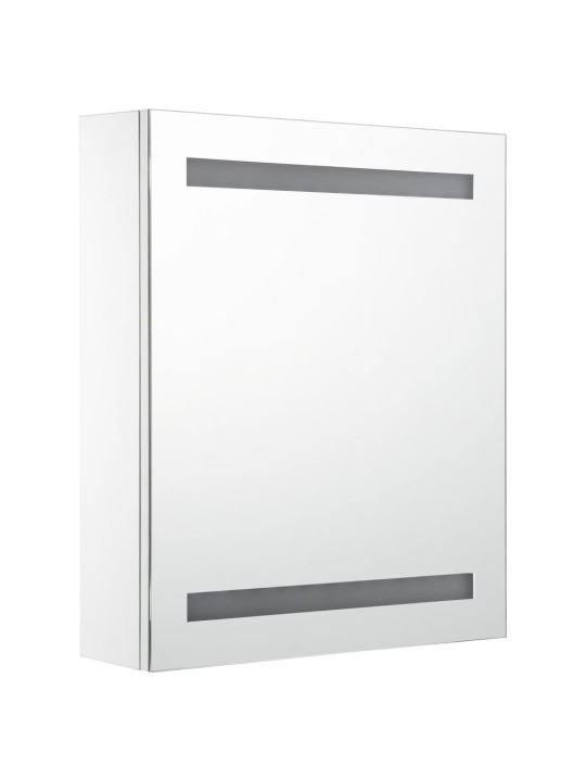 Veidrodinė vonios spintelė su LED apšvietimu, 50x13,5x60 cm