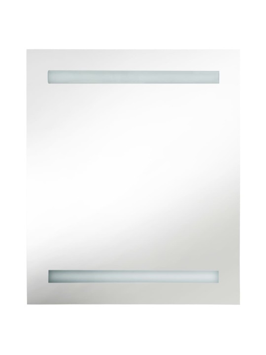 Veidrodinė vonios spintelė su LED apšvietimu, 50x13,5x60 cm