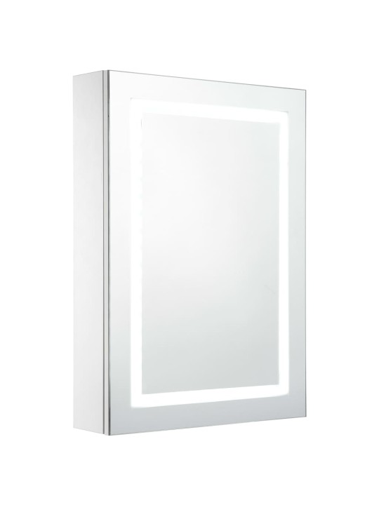 Veidrodinė vonios spintelė su LED apšvietimu, 50x13x70cm