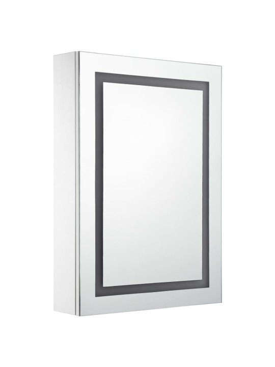 Veidrodinė vonios spintelė su LED apšvietimu, 50x13x70cm