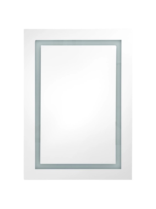 Veidrodinė vonios spintelė su LED apšvietimu, 50x13x70cm