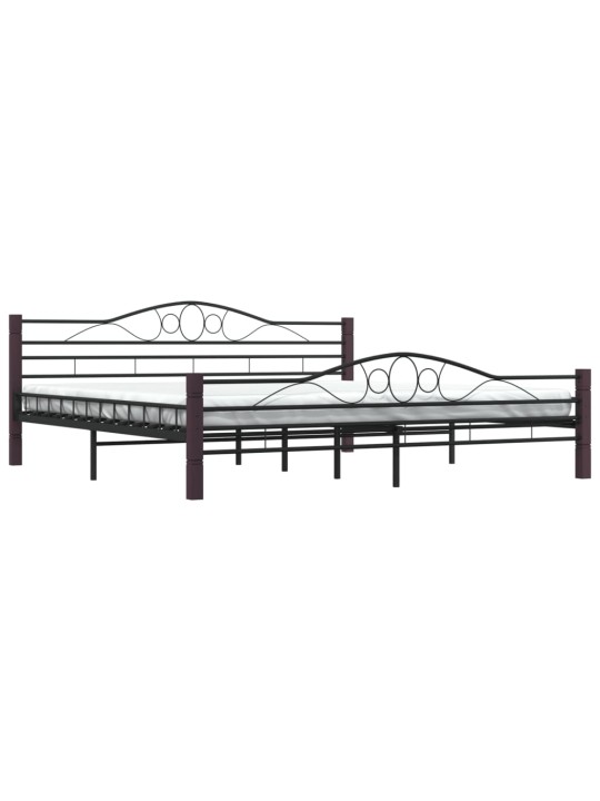 Lovos rėmas, juodos spalvos, 200x200cm, metalas
