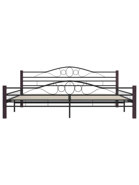 Lovos rėmas, juodos spalvos, 200x200cm, metalas